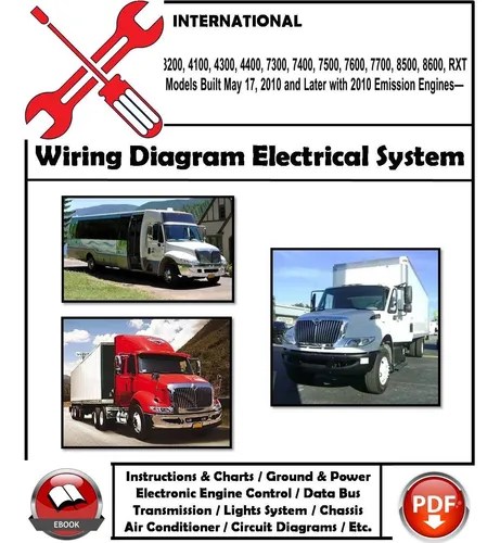 Diagrama Electrico International Navistar 3200 Hasta 8600 en venta en
