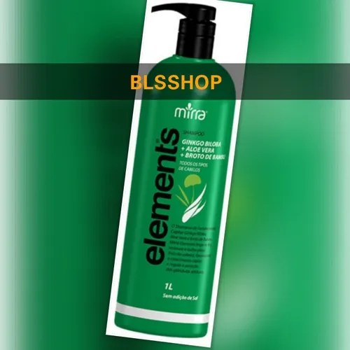 Shampoo Mirra Element's Ginko Biloba 1kg Frete grátis