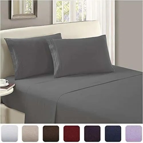 Sabana Plana De Lujo Mellanni Sabana Encimera De Microfi Envío gratis