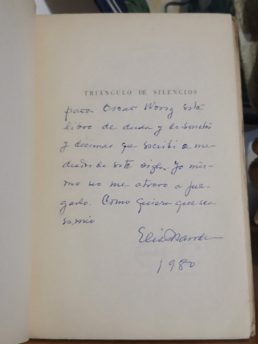Elias Nandino Triángulo De Silencios 2da Ed 1974 Firmado Mercado Libre
