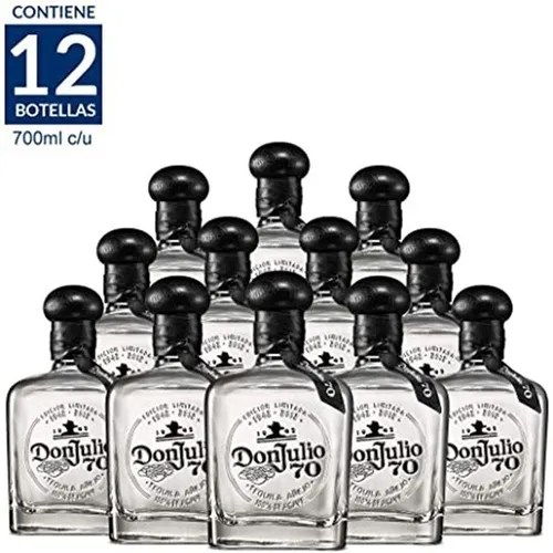 Caja De Tequila Don Julio 70 Cristalino Añejo 700 Ml MercadoLibre