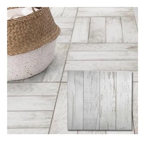 Simil Madera 50X50 Ceramica Cañuelas Bologna Tiza Primera Calidad, Precio X M2 Cajas De 2,30 M2 | Miracema