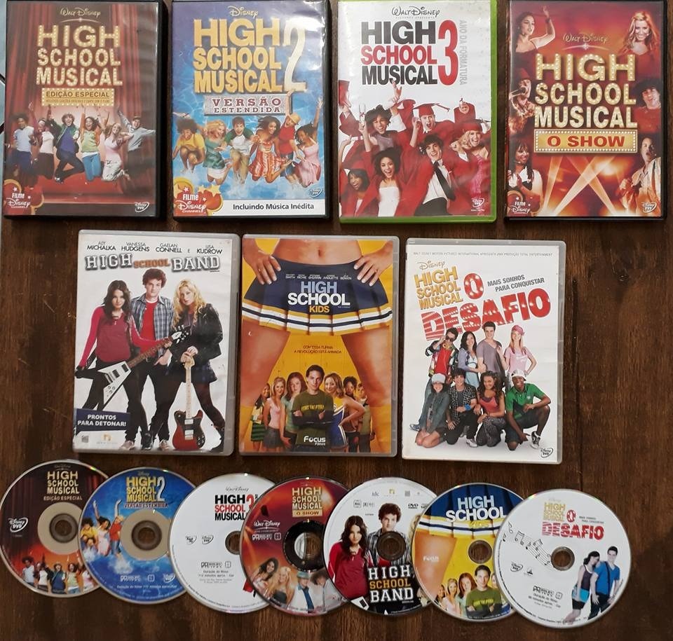 Dvd High School Musical 1 2 3 + Colecao Original MercadoLivre