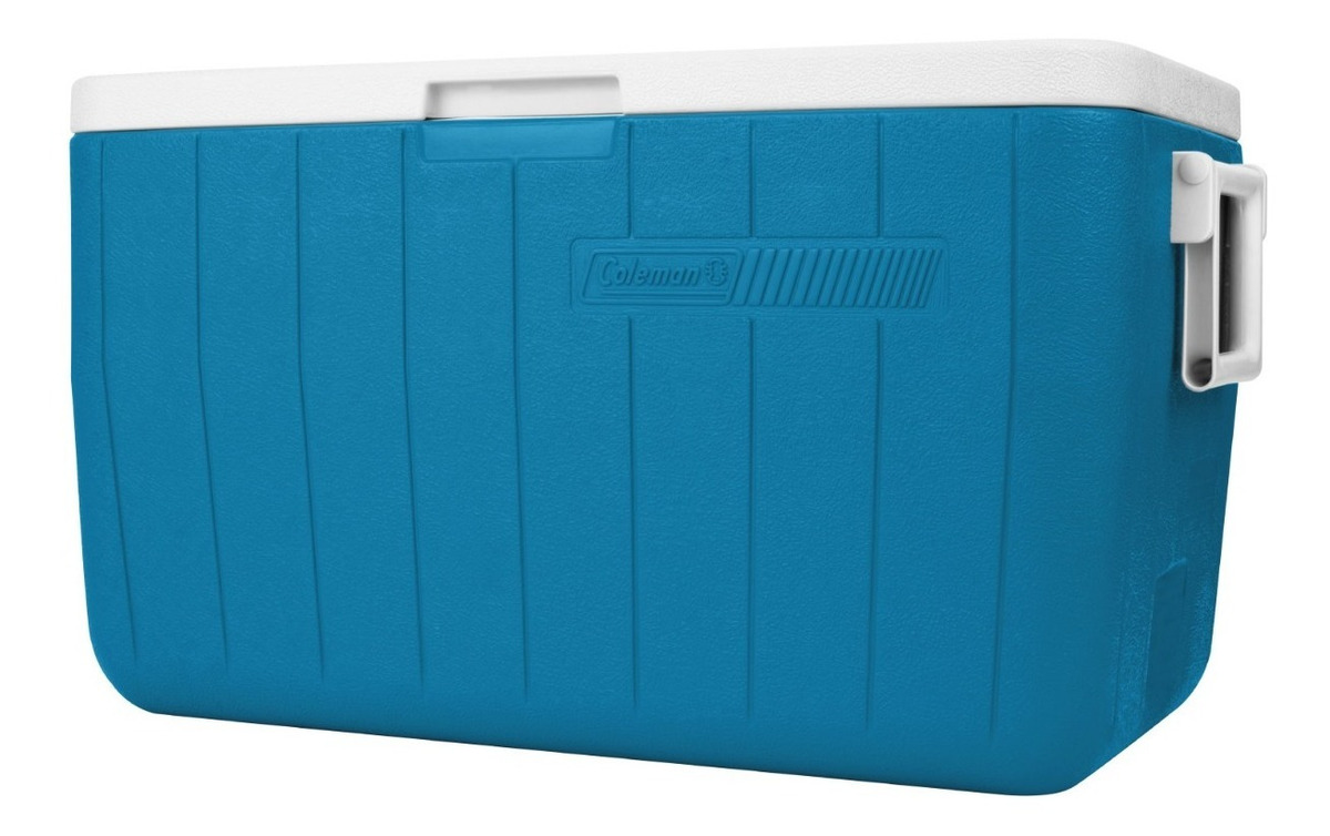 Hielera 48 Qt O 45 Lit Azul Con Asas Tapa Enfriador Coleman Envío gratis