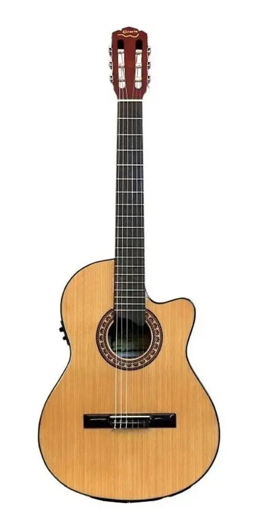 Guitarra Criolla Clasica Gracia M10 Con Eq Incluye Funda Cuo Mercado