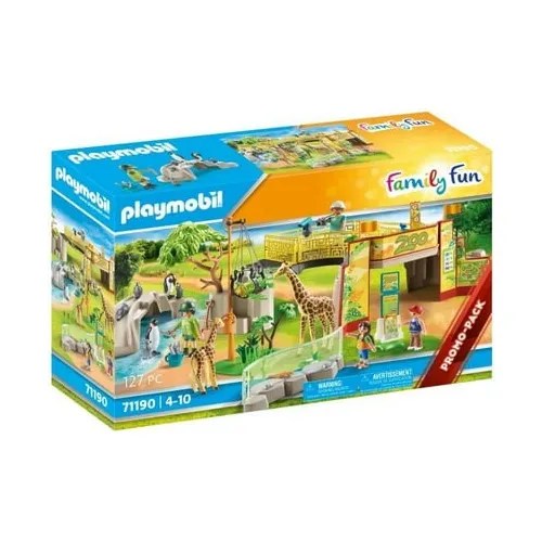Playmobil Zoo Zoológico De Aventuras Family Fun 127 Piezas Envío gratis