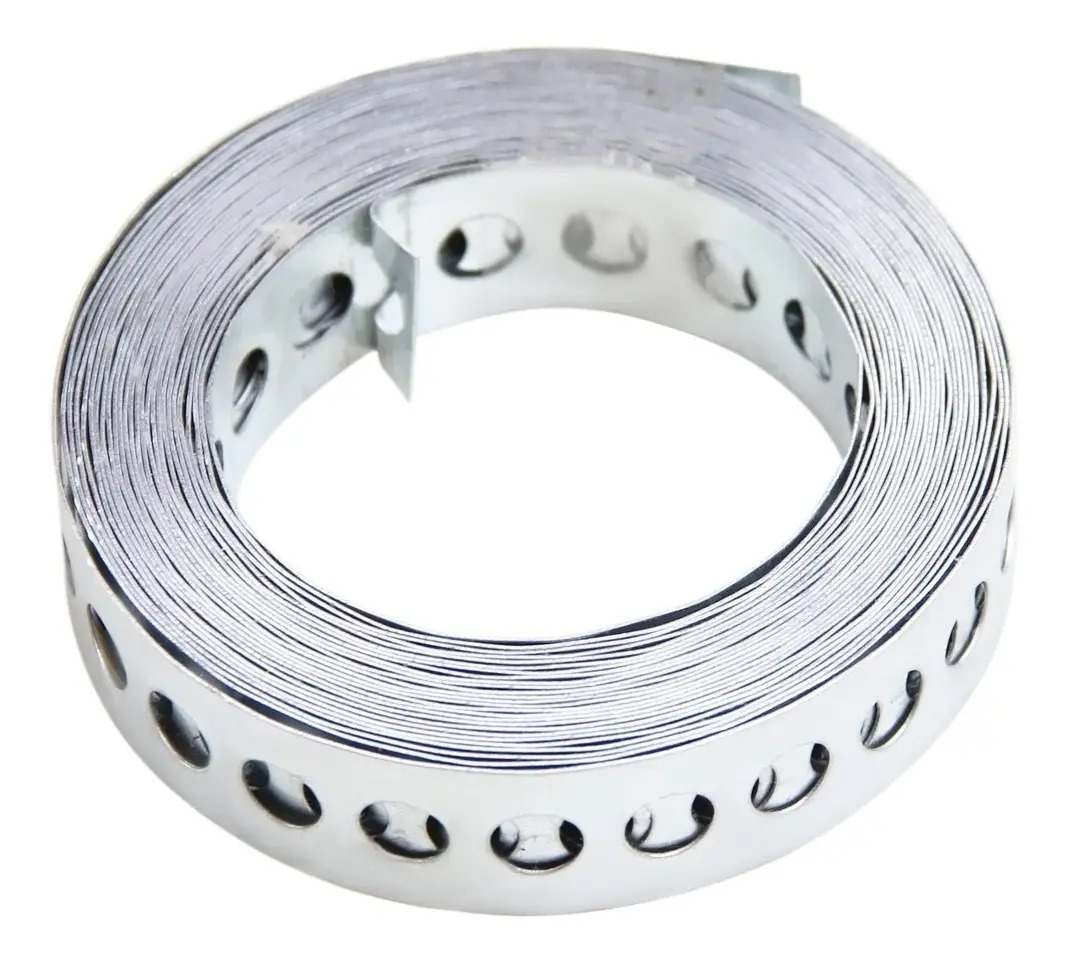 Fita De Aco Perfurada 19mm X 30mt Parcelamento sem juros