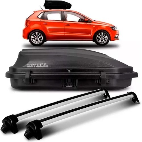 Rack Teto Polo 2018 2019 Prata + Maleiro 270 Litros