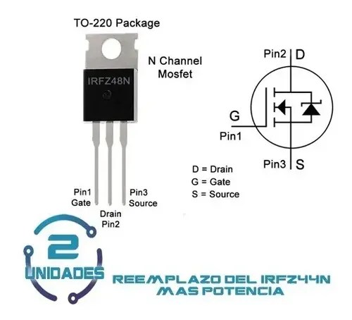 IRFZ44N Datasheet, Pinout, Features, Equivalents, 50% OFF
