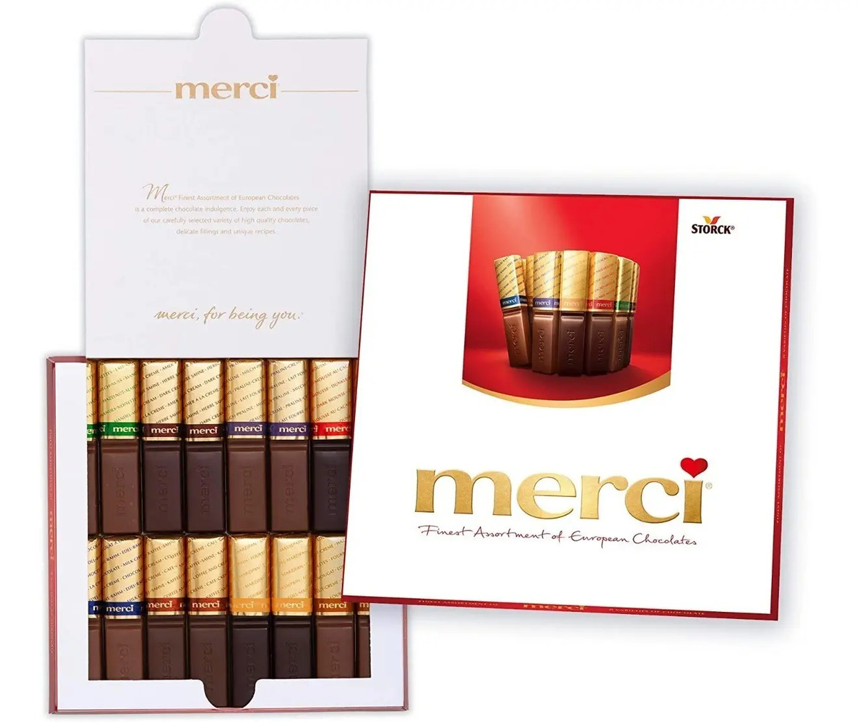 Merci Finest Assortment Of 8 Varieties Of Chocolate 200 Gr Mercado Libre