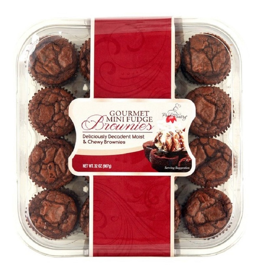 32 Brownies Mini Gourmet JeanÂ´s Posh Pantry 907g Mercado Libre