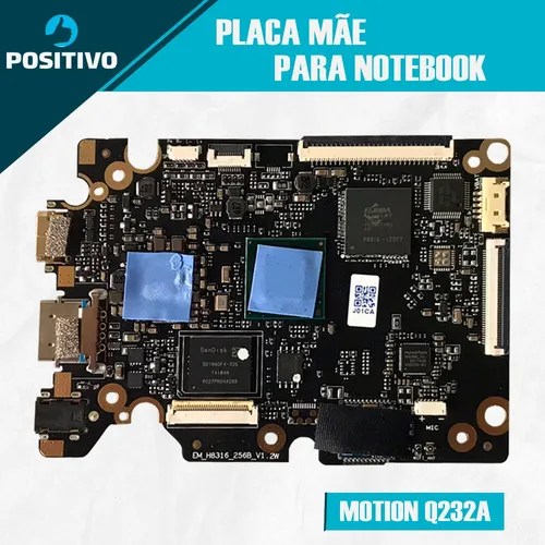 Placa Positivo Motion Marrom Touchpad Verde Modelo Q232a Frete grátis
