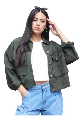 Campera Gabardina Mujer A La Cintura Safari Colores S Al Xl | Mdcmoda