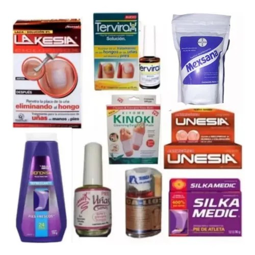 Kit Pie De Atleta Antihongos Uñas Silka Medic Unesia Lakesia Envío gratis