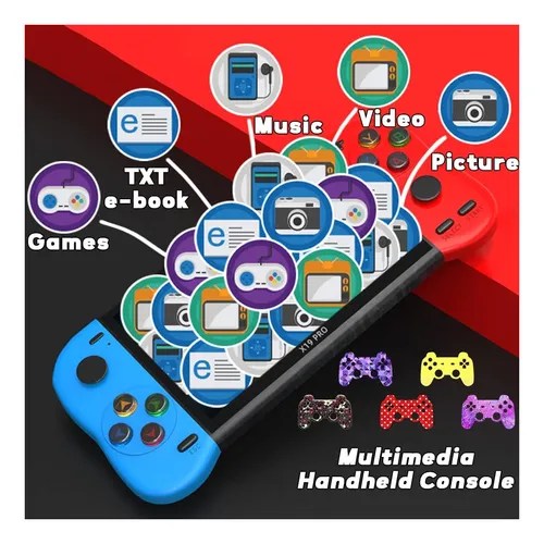 Credevzone X19 Pro Handheld Game Game Console 5.1 Pulgadas J Envío gratis