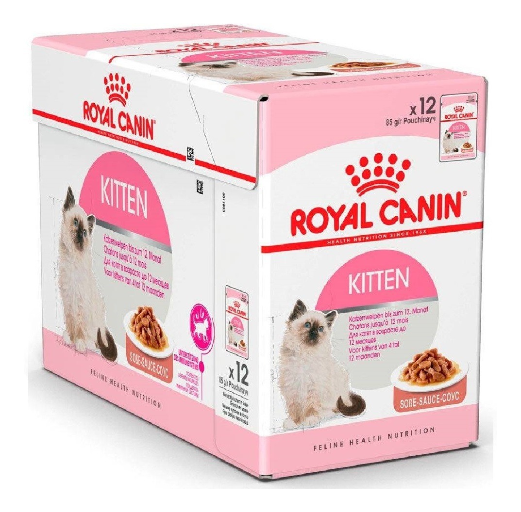 Combo 12un Sachê Royal Canin Gatos Kitten 85g Cada Filhotes Frete grátis