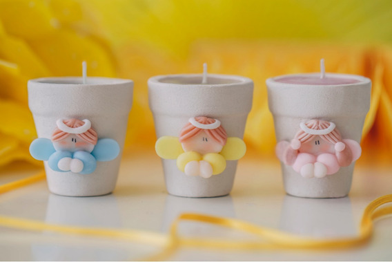 Souvenirs Bautismo Comunion Original Velas Personalizado | Mercadolibre