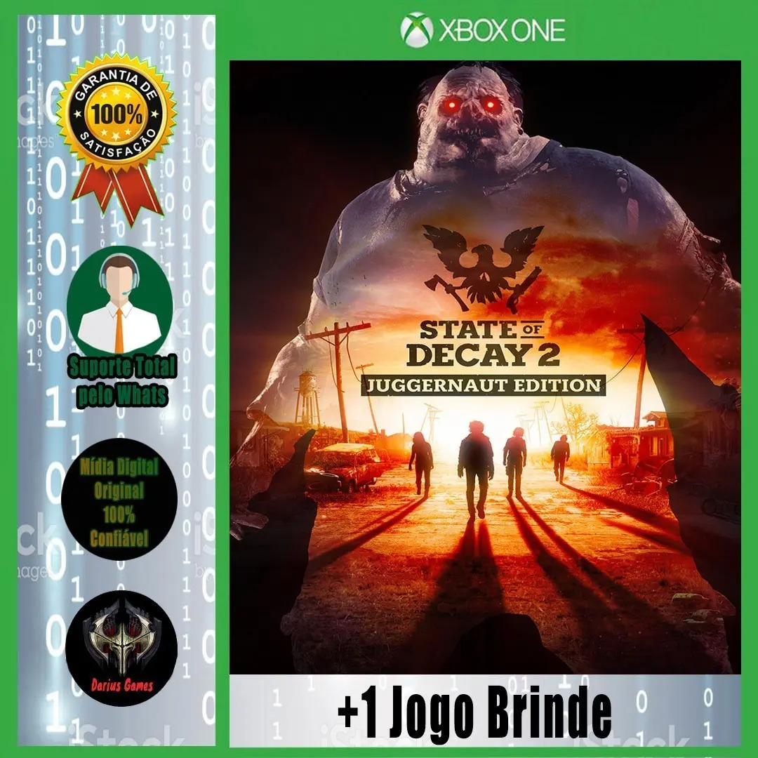 State Of Decay 2 Juggernaut Ed. Xbox One Midia Digita +1