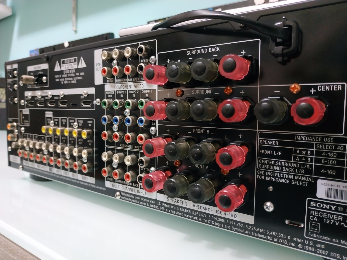 Receiver Sony Da2400es 7.1 Hdmi Highend Raro No Brasil Top Mercado Livre