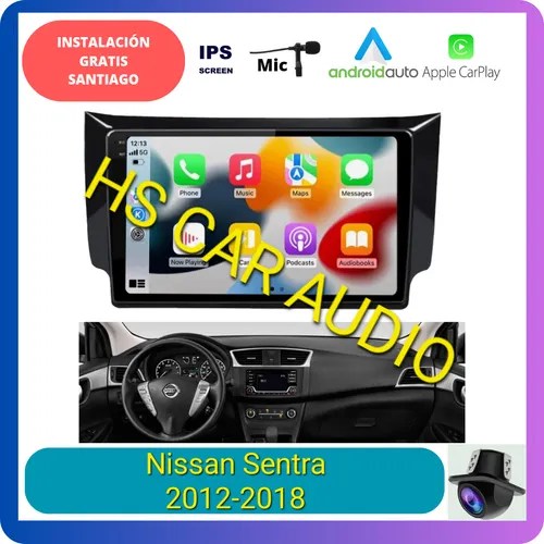Radio 9 PuLG Android Auto Carplay Nissan Sentra 20122018 Cuotas sin