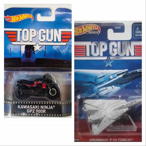 Hot Wheels Top Gun Kawasaki Y Grumman F14 Retrp Y Premium Envío gratis
