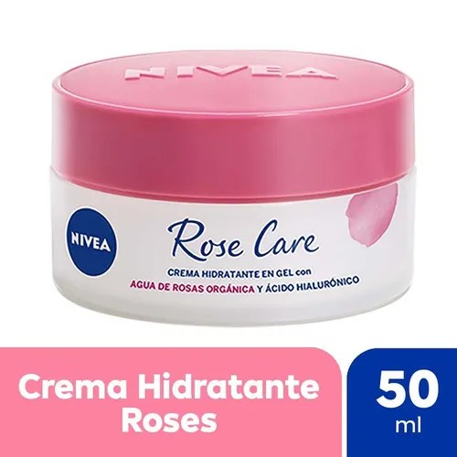 Crema Facial Hidratante En Gel Nivea Agua De Rosas 50ml Momento de