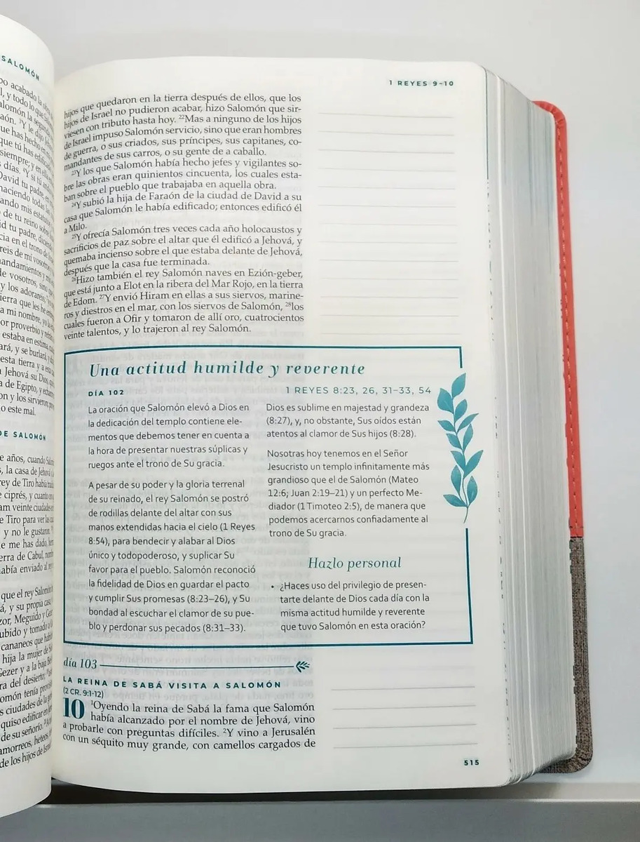 Biblia Devocional Mujer Verdadera Rvr60 Duotono Coral APOCALYPSIS