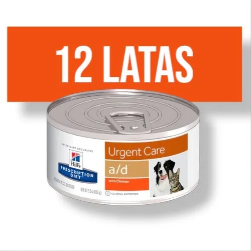 12 Latas De Urgent Care A/d Alimento De Hill's 156g Meses sin intereses
