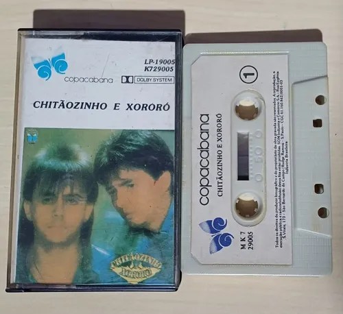 Fita K7 Chitãozinho & Xororó Meu Disfarce 1986 1 MercadoLivre