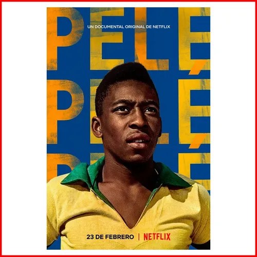 Poster Documental Pelé Netflix 2 40x60cm Envío gratis