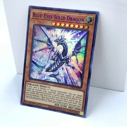 Yugioh Blue Eyes Solid Dragon Lds2en014 Ultra Rara MercadoLibre