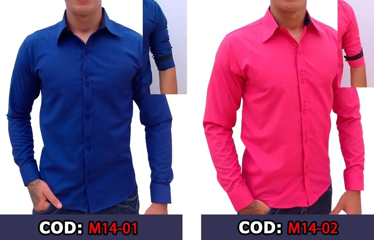 Camisa Social Masculina Slim Fit Luxo Estilosa Mercado Livre