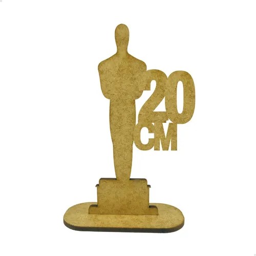 20 Uni. Estatueta Troféu Oscar 20cm Lebrancinha Brinde Festa Parcelamento sem juros