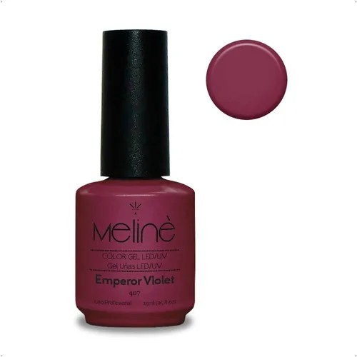 Esmalte Meline Nuevos Colores Gel Uv/led Semip. X 15 Ml Color 407