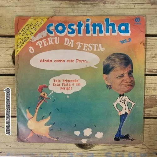 Lp Vinil Peru Da Festa 2 Costinha 1982 Cid ( Ótimo) Piadas
