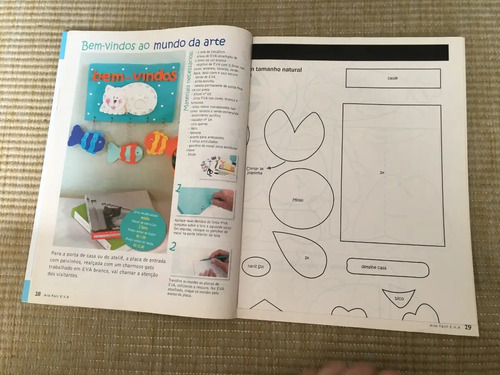 Revista Arte Facil Eva 12 Capa De Caderno Bolsa Espelho O280 Mercado Livre