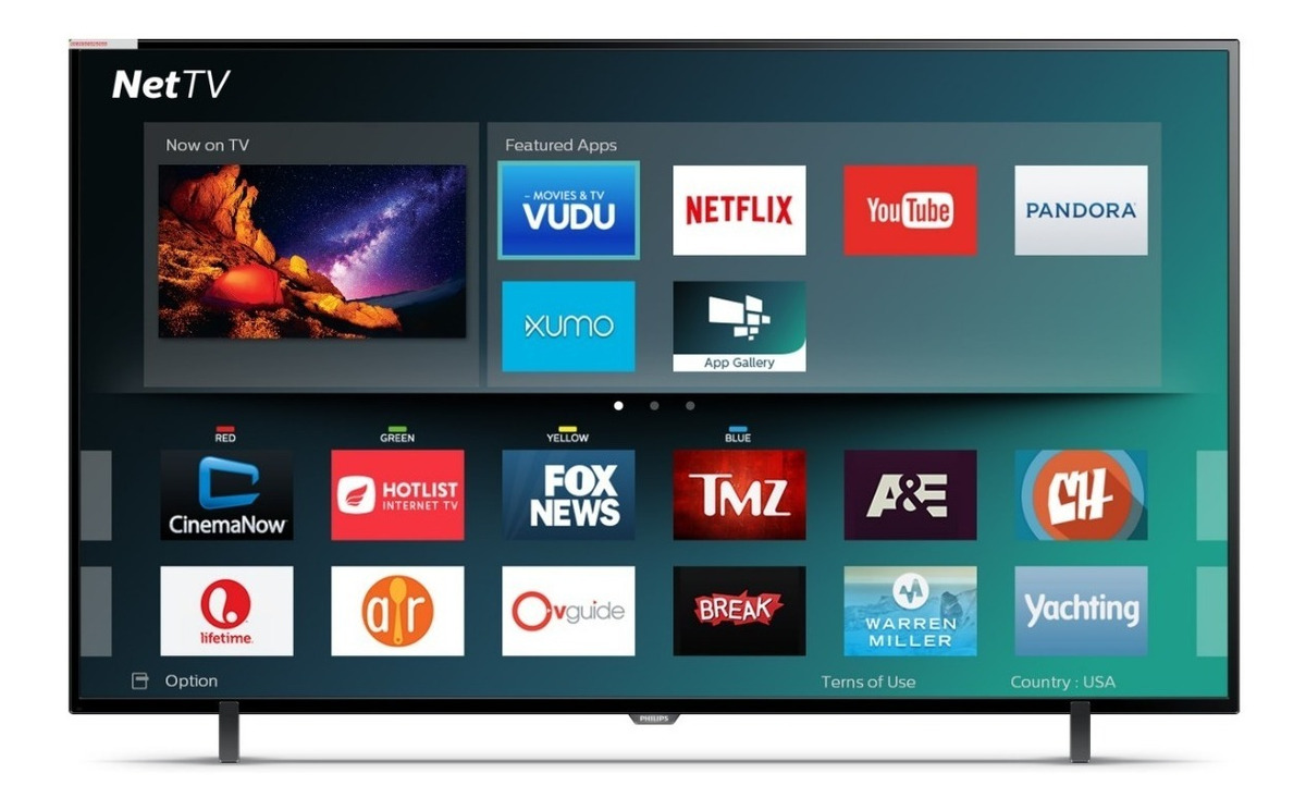 Pantalla Smart Tv Led 4k Tv Netflix Phillips 65 Pulgadas Hdr Meses sin intereses