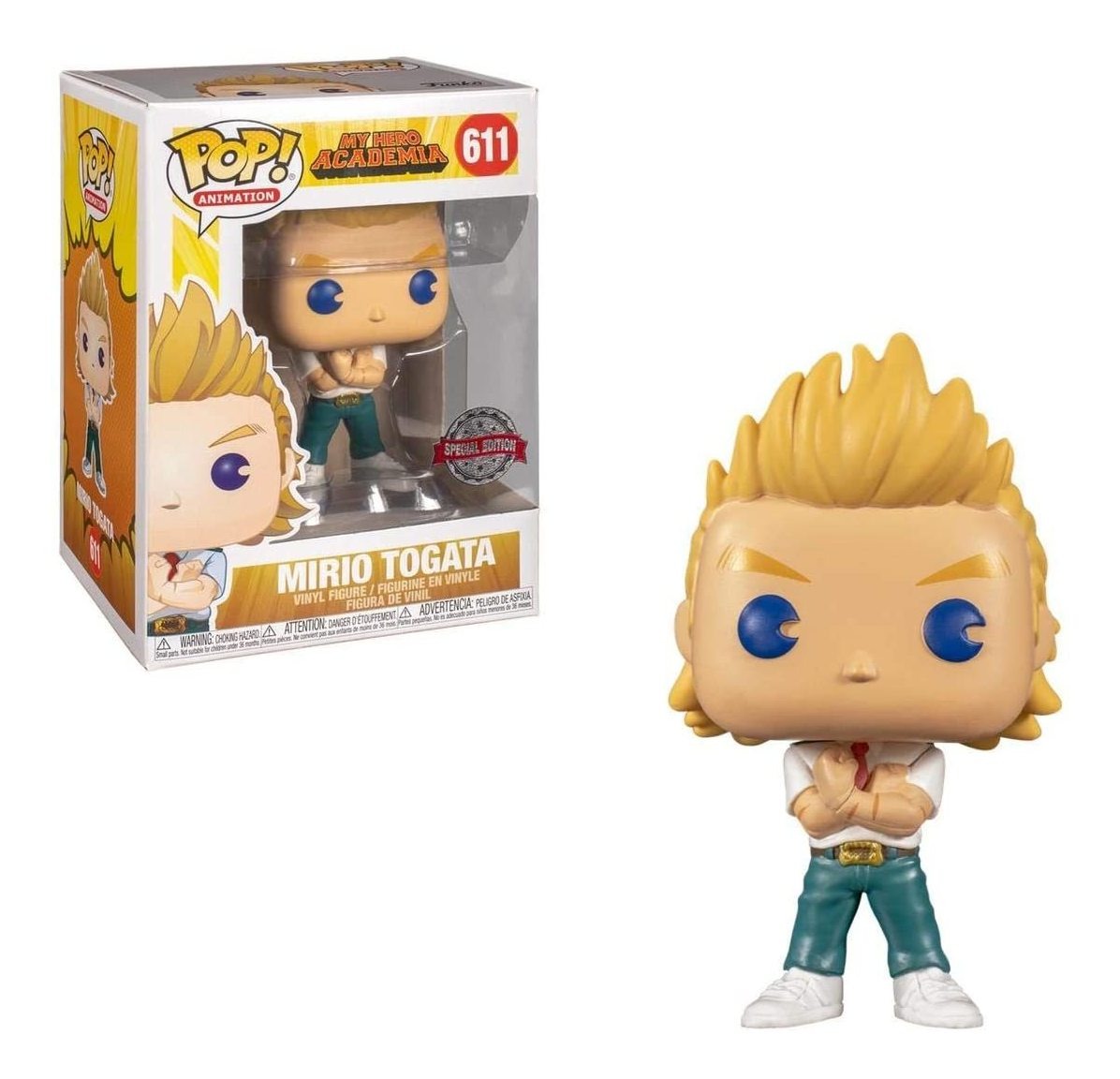Exclusivo Mirio Togata 611 My Hero Academia Funko Pop Mercado Livre