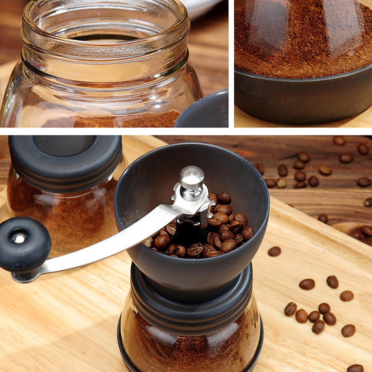 Moedor Manual Café Com Regulagem De Grão Mimo Style