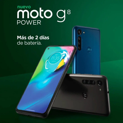 Celular Motorola Moto G8 Power 64Gb 4Gb Xt-2041 Oficial 12C | Cuotas Sin Interés