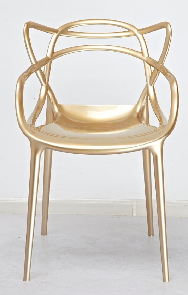 Silla Master Replica Kartell Oro Apilable Msi Meses sin intereses