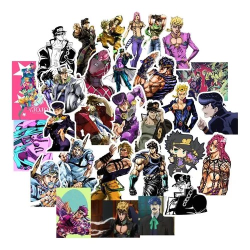 Set De Stickers Jojos Bizarre Adventure Nunito Cute Kawaii Cuotas