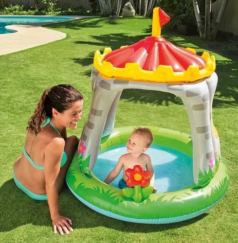 Pileta Inflable Infantil Castillo 122X122Cm Intex 22755/5 Mm | Pinturerias Mm