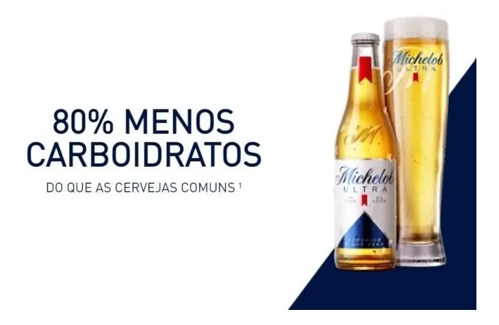 Cerveja Americana Michelob Baixa Caloria Ultra Light 6x355ml
