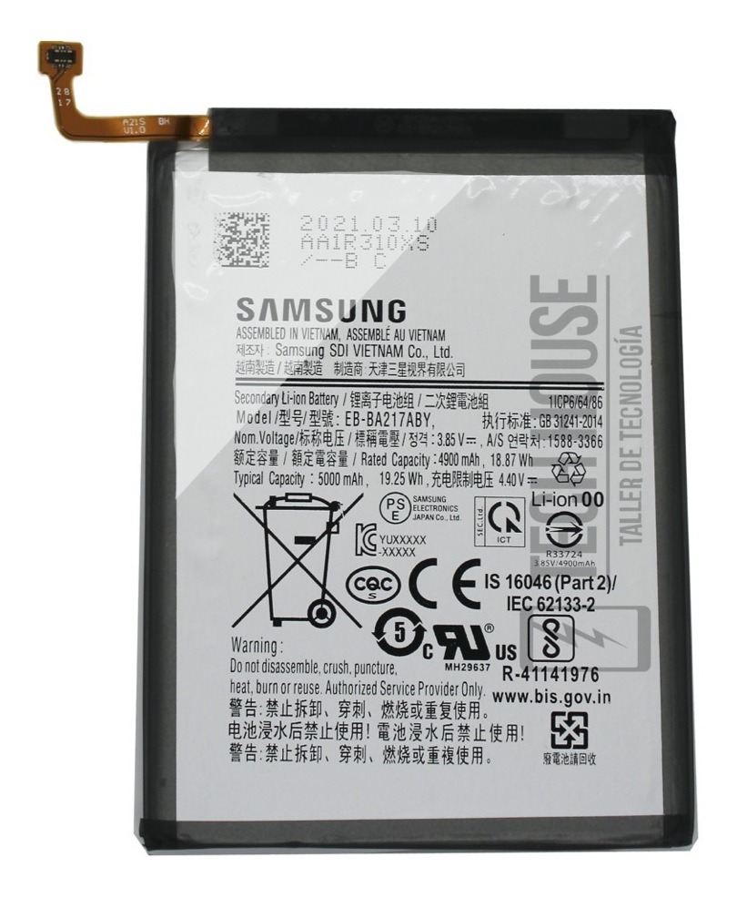 Bateria Samsung A12 Compatible Con A21s Ebba217aby Meses sin intereses