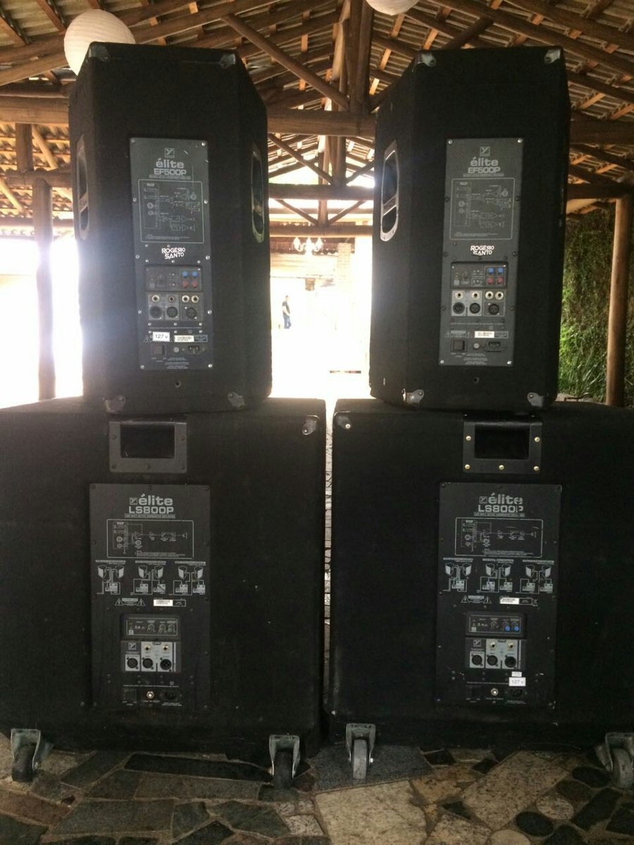 Caixas De Som Dj Banda Yorkville Elite Ls800p E Ef500p Mercado Livre