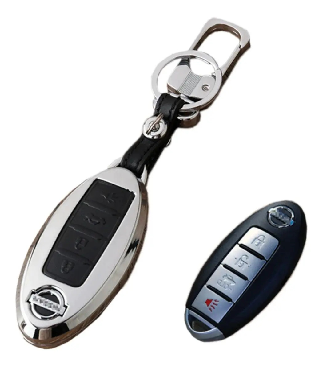 Funda Llave Aluminio 4 Botones Nissan Versa Sentra Pathfinde Mercado