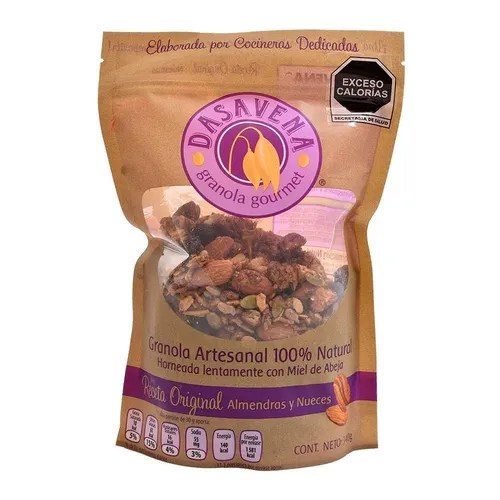 Granola Dasavena Receta Original sin TACC en bolsa 340 g Cuotas sin