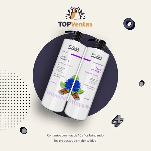 Shampoo Sin Sal + Acondicionador Riviera 1l Romero Y Violeta en venta