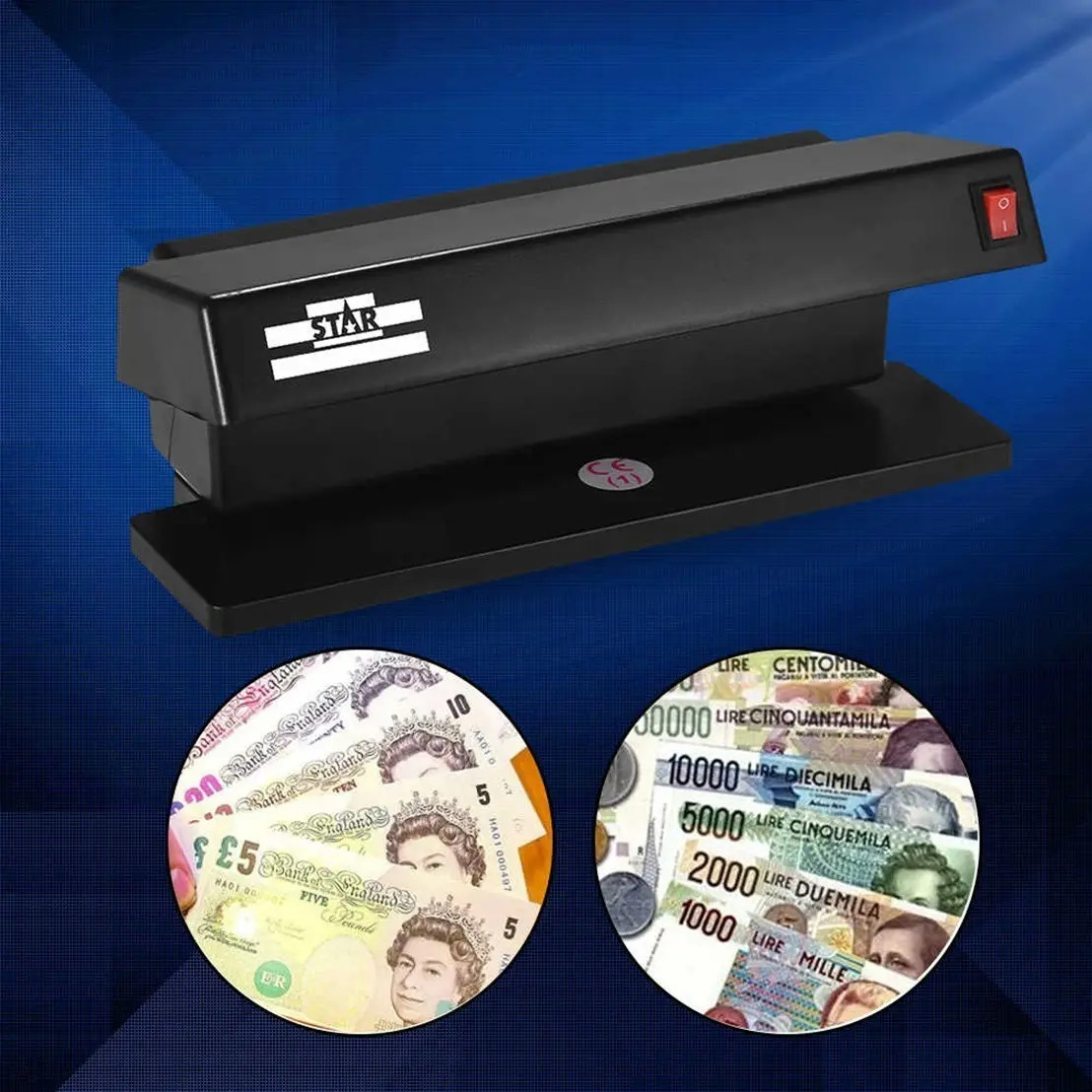 Maquina Detectora De Billetes Falsos Detector Dinero Falso L Mercado